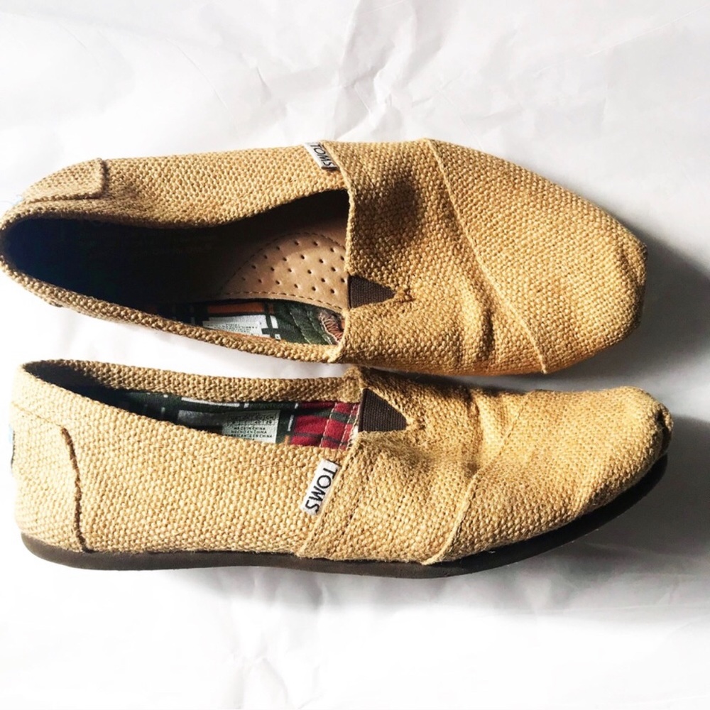 Women’s Burlap Toms | 9